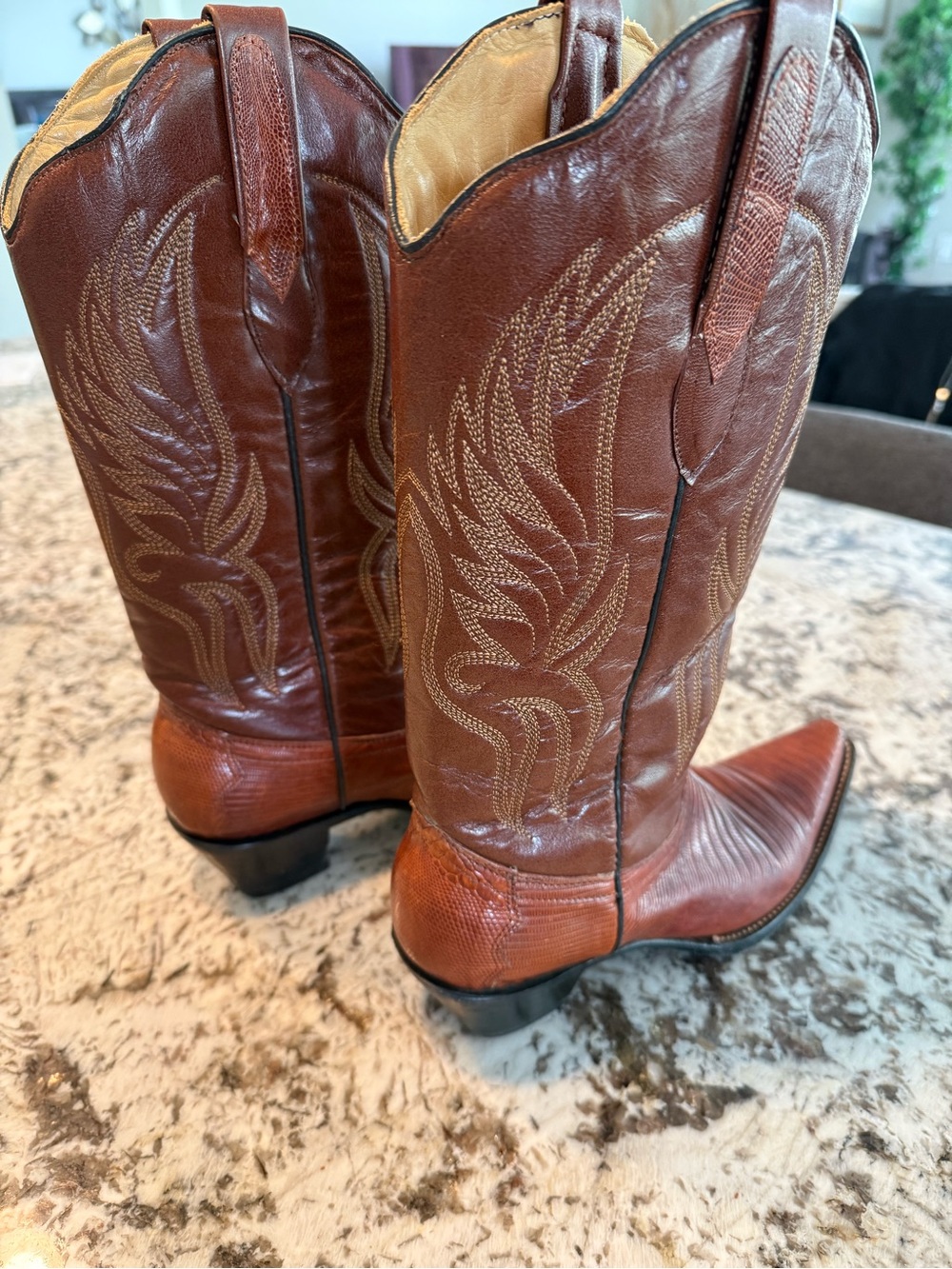 Corral cognac coloured cowboy boots